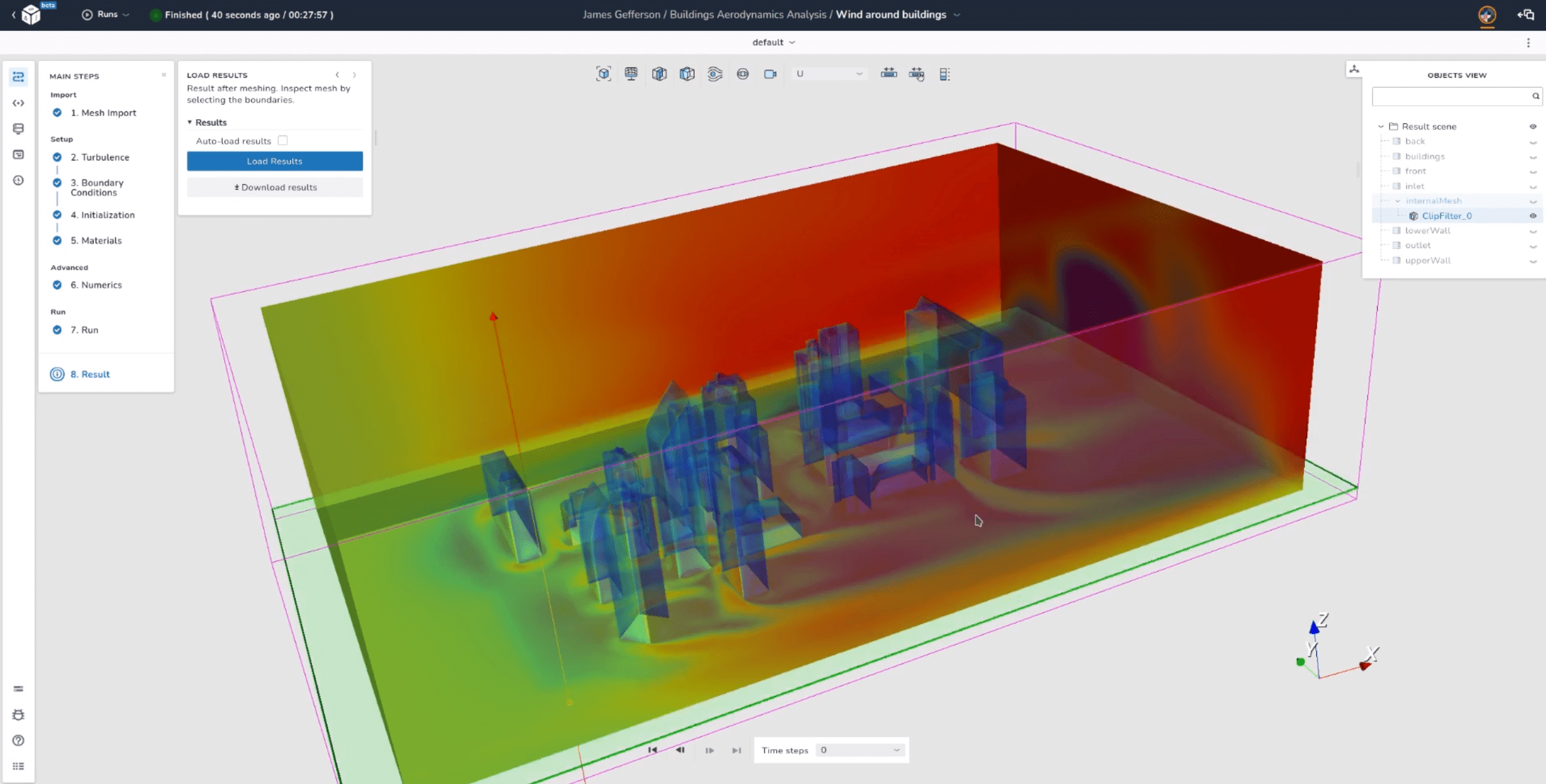 Buildings aerodynamics