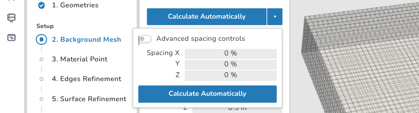 Calculate automatically - Option 1